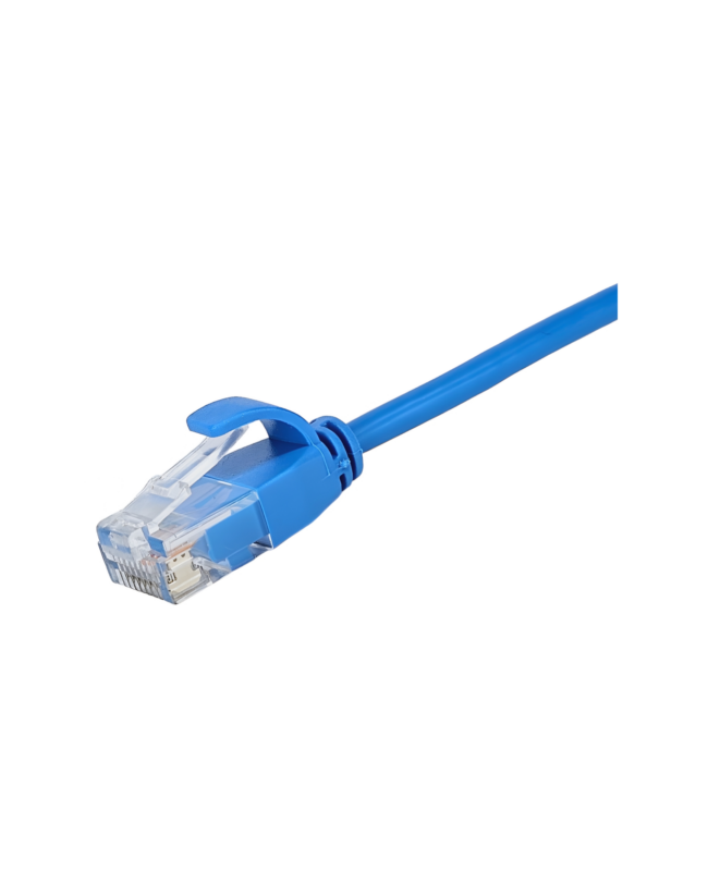 Patch Cord Cat6A Azul 14 FT Redondo, LANTEK LTK-C6AP14BL