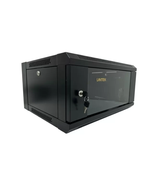 Gabinete 4U Pared Desarmado s/abanico 570W * 450D, LANTEK LTK-GAB4D
