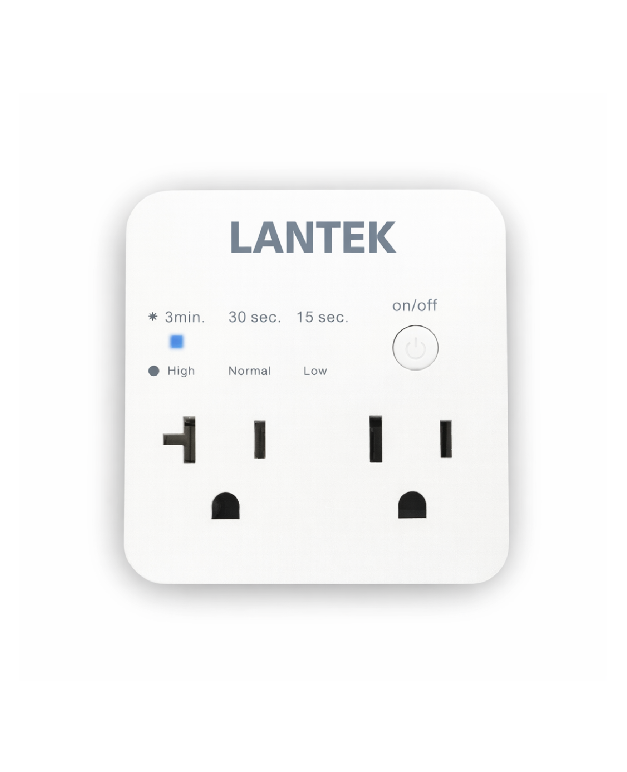 LTK-SURGE2 Protector de voltaje doble, con time delay (15 sec. / 30 sec. / 3 mins) i900 Joules 15 Amp Nema 5-15R * 2pcs, LANTEK LTK-SURGE2