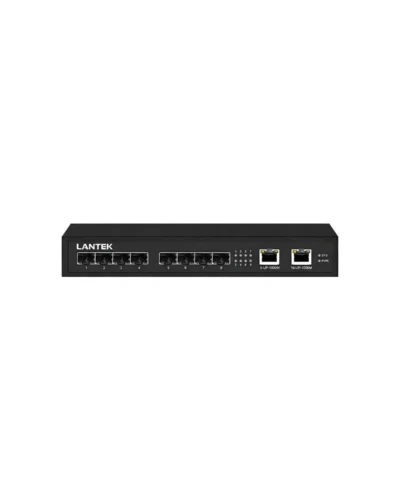 Switch Agregacion 8 SFP / 2GE uplink, 6KV No administrado, LANTEK LTK-SW08SFP
