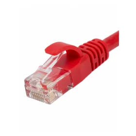 Patch Cord Cat6A Rojo 5 FT REDONDO Pack 5 Unidades, LANTEK LTK-C6AP05RD