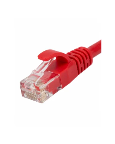 Patch Cord Cat6A Rojo 5 FT REDONDO Pack 5 Unidades, LANTEK LTK-C6AP05RD