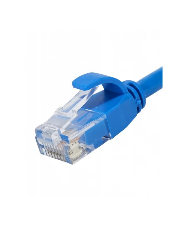 Patch Cord Cat6A azul 1FT REDONDO Pack 5 Unidades, LANTEK LTK-C6AP01BL