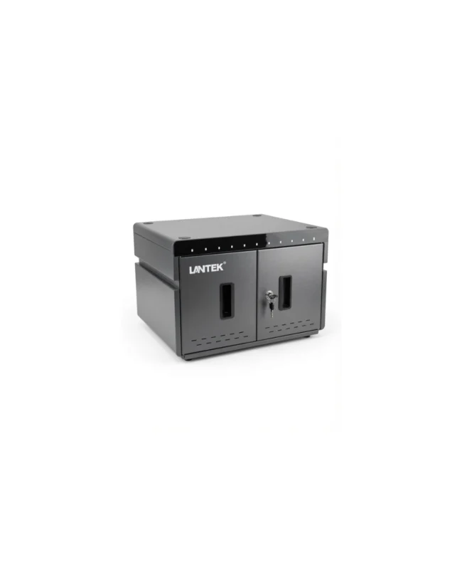 ESTACION MOVIL DE CARGA PARA 10 EQUIPOS PORTATILES PUERTOS TIPO C, LANTEK LTK-LAPTOP10 (GABINETE DE PARED)