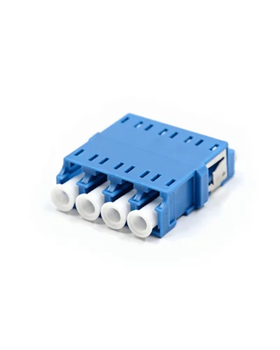 Adaptador FO monomodo LC Quad SM UPC (4 puertos LC simplex), LANTEK LTK-LCQUAD.UPC (CONECTOR)