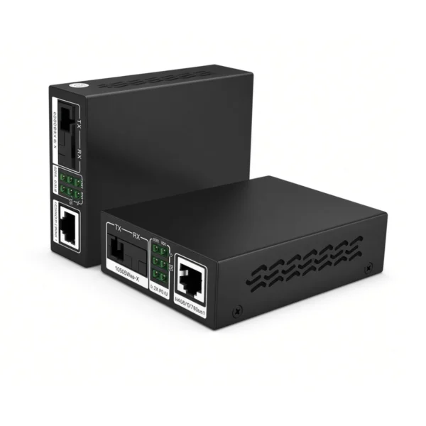 Convertidor Medios 1G BiDi SC Monomodo 3km 1310/1550nm Par (2 pcs), LANTEK HSGQ-S211-S03A/B