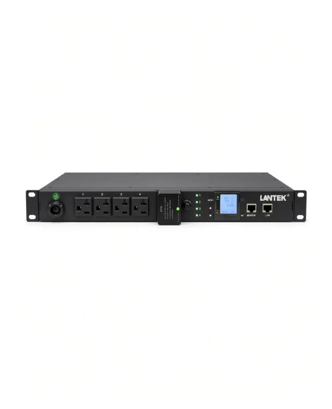 PDU administrable SNMP v3 20 amperios con interruptor magnetotérmico, LANTEK LTK-PDU4MNG